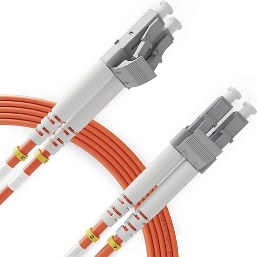 [BTPLCULCU-1DLC-60M] Fiber Patch Cable Multi Mode, OM1 62.5/125 G.651.1, 3.0mm LSZH  ( 1 Pack ) (LC/UPC, LC/UPC, Duplex, 60 m)