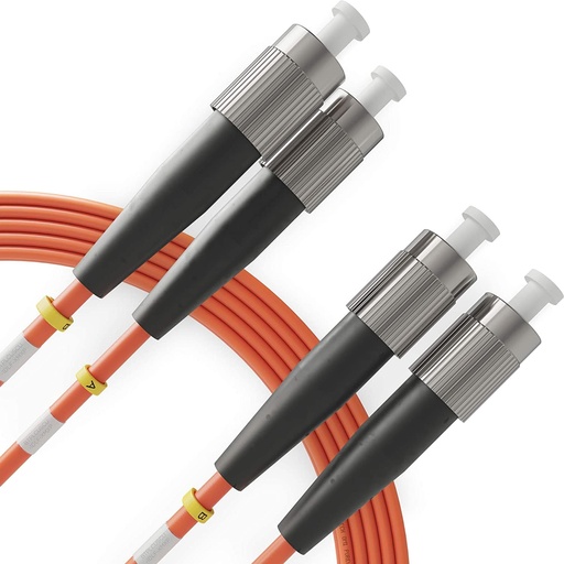 [BTPFCUFCU-1DLC-300M] Fiber Patch Cable Multi Mode, OM1 62.5/125 G.651.1, 3.0mm LSZH  ( 1 Pack ) (FC/UPC, FC/UPC, Duplex, 300 m)