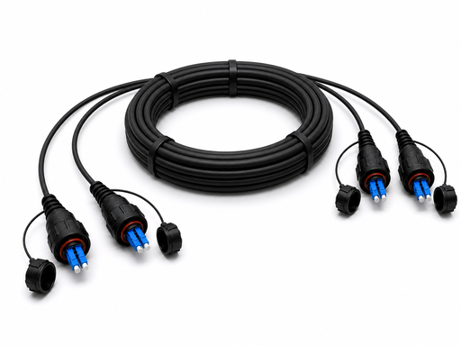 [BTODIPLCALAODIPLCALA-OS24IEAN-50M] Cable a medida · ODVA IP-LC Duplex · OS2 · 4F · 50 m · Interior/Exterior Armada IP68